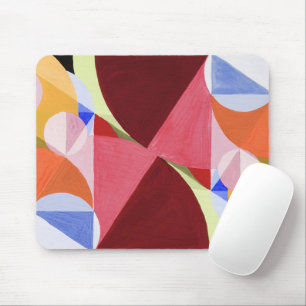 Geometrische Abstracte Kleurblokken Schilderij Muismat