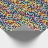 Geometrische Abstracte kunst Cadeaupapier (Hoek)