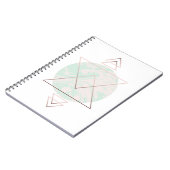 Geometrische Abstracte Kunst Design Notitieboek (Linkerzijde)
