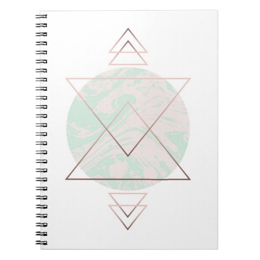 Geometrische Abstracte Kunst Design Notitieboek (Voorkant)