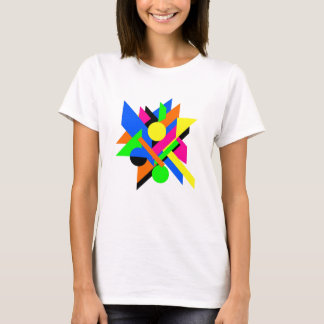 Geometrische Abstracte kunst Modern Bold Design T-shirt