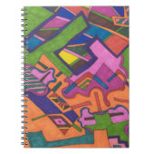 "Geometrische" Abstracte kunst Notitieboek (Voorkant)