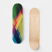 Geometrische Abstracte kunst Persoonlijk Skateboard (Voorkant)