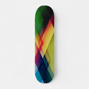 Geometrische Abstracte kunst Persoonlijk Skateboard