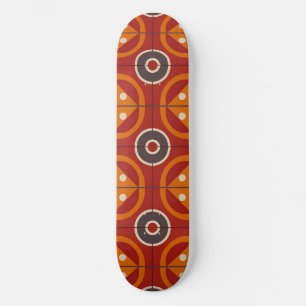 Geometrische abstracte kunst persoonlijk skateboard