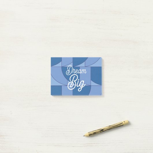 Geometrische Abstracte kunst Post-it® Notes (Op bureau)