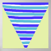 geometrische abstracte kunst poster (Voorkant)