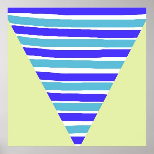 geometrische abstracte kunst poster (Voorkant)