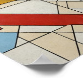 Geometrische Abstracte kunst Poster (Hoek)