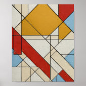 Geometrische Abstracte kunst Poster (Voorkant)