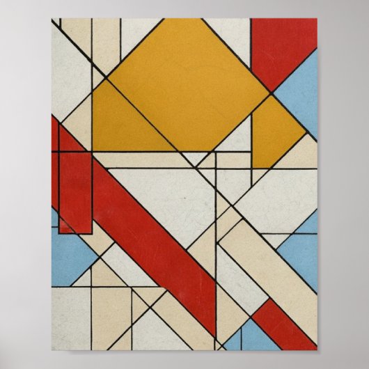 Geometrische Abstracte kunst Poster (Voorkant)