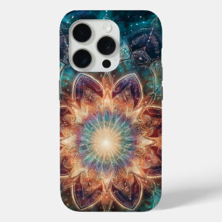 Geometrische Abstracte Kunst – Sterrenportaal iPhone 15 Pro Case