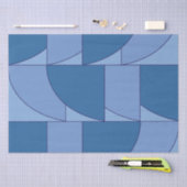 Geometrische Abstracte kunst Tissuepapier (Craft)