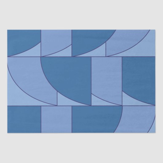 Geometrische Abstracte kunst Tissuepapier (Voorkant)