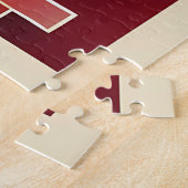 Geometrische Abstracte kunst viert vrouwen Legpuzzel (Zijkant)
