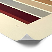 Geometrische Abstracte kunst viert vrouwen Poster (Hoek)