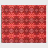 Geometrische abstracte kunstbekroonde feestdag cadeaupapier (Vlak)