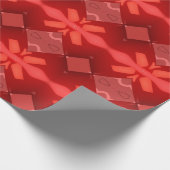 Geometrische abstracte kunstbekroonde feestdag cadeaupapier (Hoek)