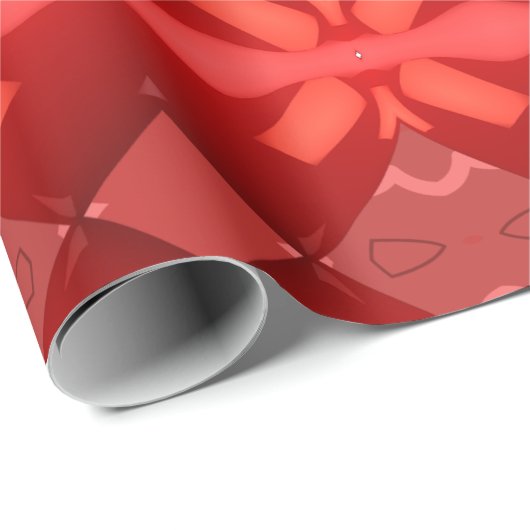 Geometrische abstracte kunstbekroonde feestdag cadeaupapier (Rol Hoek)