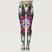 Geometrische Abstracte Leggings (Voorkant)