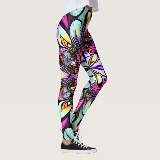 Geometrische Abstracte Leggings (Rechts)