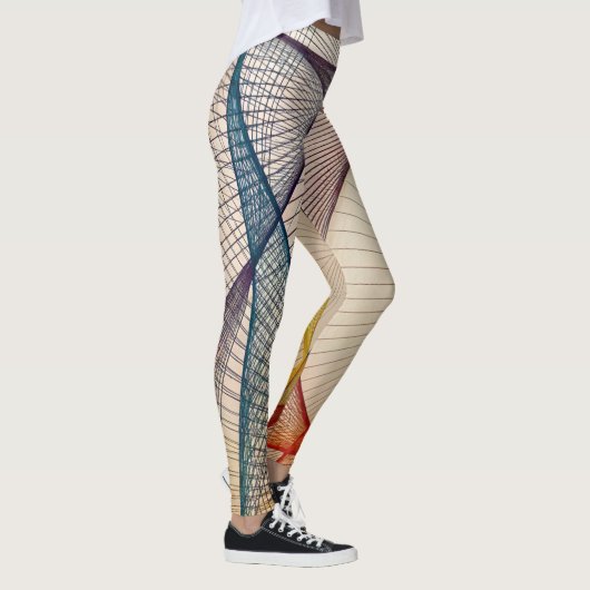 Geometrische Abstracte Leggings (Rechts)