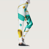 Geometrische Abstracte Leggings van de 3D-sfeer (Rechts)