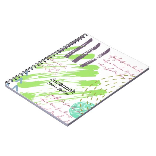 Geometrische Abstracte meeteenheid Notitieboek (Linkerzijde)