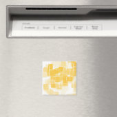 Geometrische Abstracte "meloen" Magneet (Insitu (Vaatwasser))