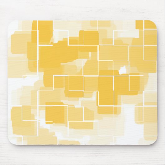 Geometrische Abstracte "meloen" Muismat (Voorkant)