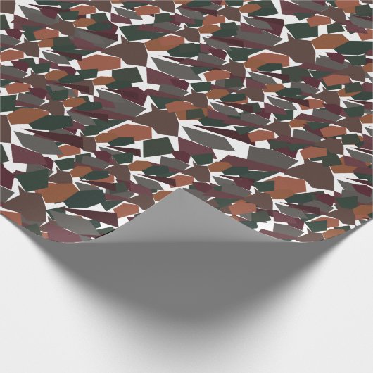 Geometrische Abstracte middeleeuwse moderne Cadeaupapier (Hoek)