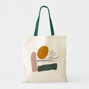 Geometrische Abstracte minimale moderne pasta Tote Bag