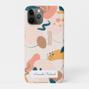 Geometrische abstracte minimale moderne pastel Case-Mate iPhone case