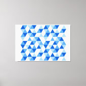 Geometrische Abstracte moderne driehoeken II Canvas Afdruk (Voorkant)
