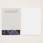 Geometrische Abstracte, moderne Kaarten voor oorsc Visitekaartje (Voorkant /achterkant)