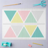 Geometrische abstracte moderne kleurenblokken deco tissuepapier (Craft)