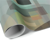 geometrische abstracte, modernistische cadeaupapier (Rol Hoek)