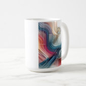 Geometrische Abstracte Mok – Gradient Design (Voorkant rechts)