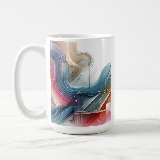 Geometrische Abstracte Mok – Gradient Design (Links)