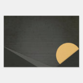 Geometrische Abstracte moonpiramide Modern Chic 3  Inpakpapier Vel (Voorkant 3)