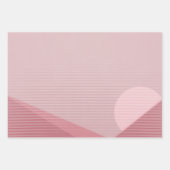 Geometrische Abstracte moonpiramide Modern Chic 3  Inpakpapier Vel (Voorkant)