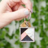 Geometrische Abstracte mozaïek Sleutelhanger (Hand)