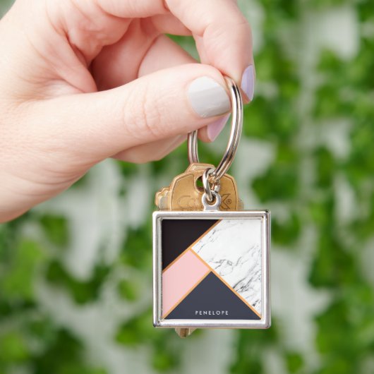 Geometrische Abstracte mozaïek Sleutelhanger (Hand)