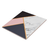 Geometrische Abstracte mozaïek Tegeltje (Zijkant)