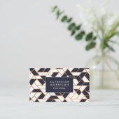 Geometrische Abstracte mozaïek Visitekaartje (Staand voorkant)