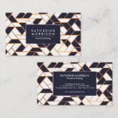 Geometrische Abstracte mozaïek Visitekaartje (Voorkant / Achterkant)