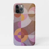 Geometrische abstracte omcirkels met oprolbare kle Case-Mate iPhone case (Achterkant)