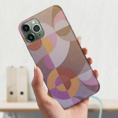 Geometrische abstracte omcirkels met oprolbare kle Case-Mate iPhone case