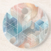 Geometrische Abstracte Onderzetters - Modern Desig (Voorkant)