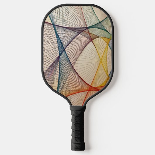 Geometrische Abstracte pickleball paddle (Voorkant)
